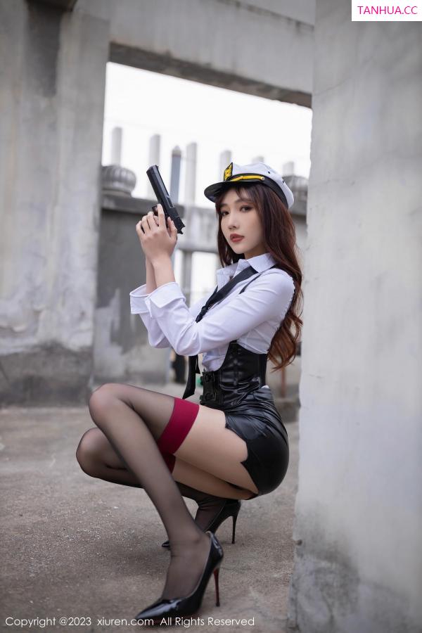 [XiuRen]高清写真图 2023.04.27 No.6653 陆萱萱 黑丝美腿